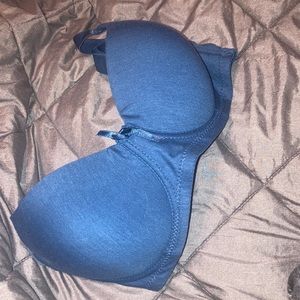 Blue bra